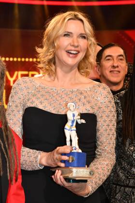 Veronica Ferres Verleihung des Bayerischen Filmpreis Party Preisträger Prinzregenten Theater München 19. Januar 2024