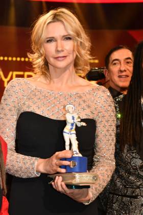 Veronica Ferres Verleihung des Bayerischen Filmpreis Party Preisträger Prinzregenten Theater München 19. Januar 2024