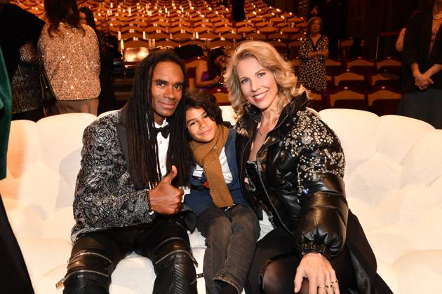 Fab Morvan, Stella und Sohn Sacha Verleihung des Bayerischen Filmpreis Party Preisträger Prinzregenten Theater München 19. Januar 2024