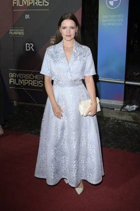 Jennifer Ulrich bei der Verleihung des 45. Bayerischen Filmpreises 2023 im Prinzregententheater. München, 19.01.2024