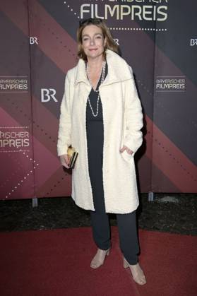 Aglaia Szyszkowitz bei der Verleihung des 45. Bayerischen Filmpreises 2023 im Prinzregententheater. München, 19.01.2024