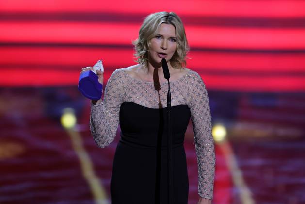 Bayerischer Filmpreis 2023 Ehrenpreisträgerin Veronica Ferres während ihrer Dankesrede. Verleihung des 45. Bayerischen Filmpreises 2023 am 19.01.2024 im Prinzregententheater in Münche. Bayern, Deutschland.