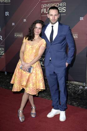 Maya Haddad und Jonathan Müller bei der Verleihung des 45. Bayerischen Filmpreises 2023 im Prinzregententheater. München, 19.01.2024