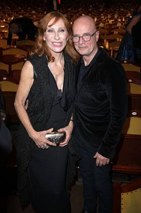 Andrea Sawatzki mit Ehemann Christian Berkel bei der Verleihung des 45. Bayerischen Filmpreises 2023 im Prinzregententheater. München, 19.01.2024