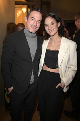 Sönke Möhring und Agnes Kiyomi Decker bei der Verleihung des 45. Bayerischen Filmpreises 2023 im Prinzregententheater. München, 19.01.2024