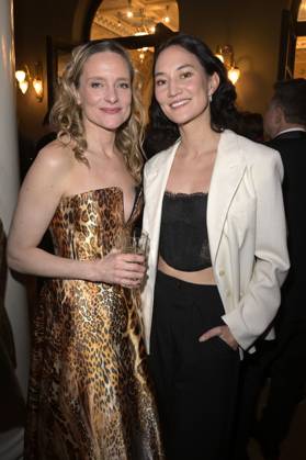 Anne Ratte-Polle und Agnes Kiyomi Decker bei der Verleihung des 45. Bayerischen Filmpreises 2023 im Prinzregententheater. München, 19.01.2024