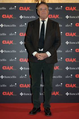 Christian De Sica bei der Verleihung des Filmpreises Ciak d oro 2023 im Palazzo Colonna. Rom, 20.01.2024
