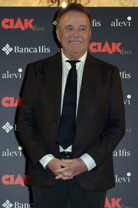 Christian De Sica bei der Verleihung des Filmpreises Ciak d oro 2023 im Palazzo Colonna. Rom, 20.01.2024