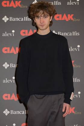 Gabriele Pizzurro bei der Verleihung des Filmpreises Ciak d oro 2023 im Palazzo Colonna. Rom, 20.01.2024