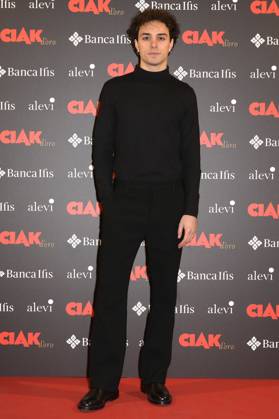 Damiano Gavino bei der Verleihung des Filmpreises Ciak d oro 2023 im Palazzo Colonna. Rom, 20.01.2024