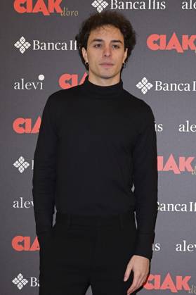 Ciak d Oro 2023 red carpet in Rome, Italy - 20 Jan 2024 Damiano Gavino attends the Ciak d Oro 2023 red carpet at Galleria del Cardinale Colonna. Rome Italy Copyright: xMarioxCartellix xSOPAxImagesx Damiano Gavino (1)