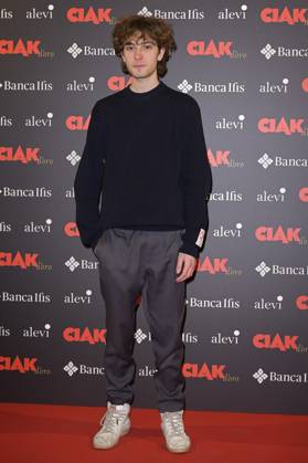 Ciak d Oro 2023 red carpet in Rome, Italy - 20 Jan 2024 Gabriele Pizzurro attends the Ciak d Oro 2023 red carpet at Galleria del Cardinale Colonna. Rome Italy Copyright: xMarioxCartellix xSOPAxImagesx Gabriele Pizzurro