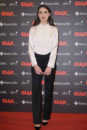 Ciak d Oro 2023 red carpet in Rome, Italy - 20 Jan 2024 Romana Maggiora Vergano attends the Ciak d Oro 2023 red carpet at Galleria del Cardinale Colonna. Rome Italy Copyright: xMarioxCartellix xSOPAxImagesx Romana Maggiora Vergano (4)