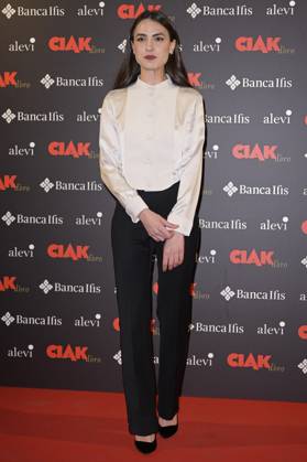 Ciak d Oro 2023 red carpet in Rome, Italy - 20 Jan 2024 Romana Maggiora Vergano attends the Ciak d Oro 2023 red carpet at Galleria del Cardinale Colonna. Rome Italy Copyright: xMarioxCartellix xSOPAxImagesx Romana Maggiora Vergano