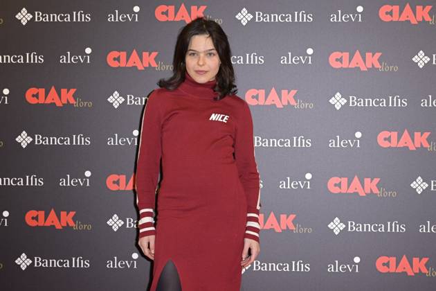Ciak d Oro 2023 red carpet in Rome, Italy - 20 Jan 2024 Sara Ciocca attends the Ciak d Oro 2023 red carpet at Galleria del Cardinale Colonna. Rome Italy Copyright: xMarioxCartellix xSOPAxImagesx Sara Ciocca (3)