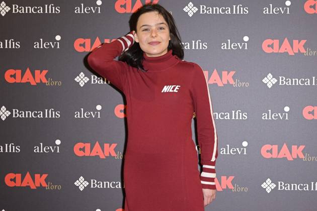 Ciak d Oro 2023 red carpet in Rome, Italy - 20 Jan 2024 Sara Ciocca attends the Ciak d Oro 2023 red carpet at Galleria del Cardinale Colonna. Rome Italy Copyright: xMarioxCartellix xSOPAxImagesx Sara Ciocca (5)