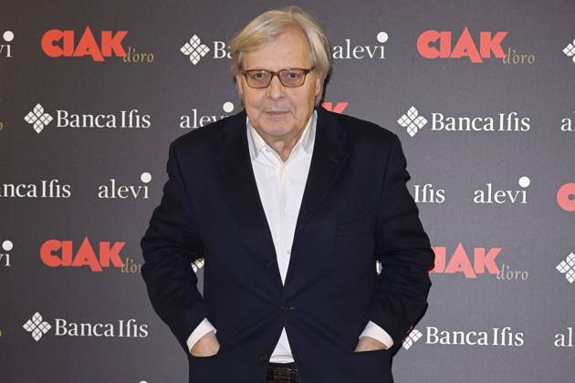 Ciak d Oro 2023 red carpet in Rome, Italy - 20 Jan 2024 Vittorio Sgarbi attends the Ciak d Oro 2023 red carpet at Galleria del Cardinale Colonna. Rome Italy Copyright: xMarioxCartellix xSOPAxImagesx Vittorio Sgarbi (3)