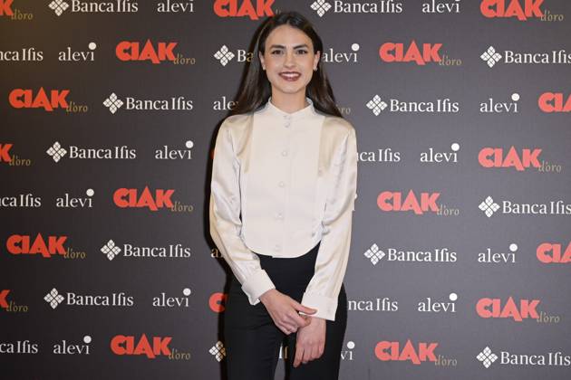 Ciak d Oro 2023 red carpet in Rome, Italy - 20 Jan 2024 Romana Maggiora Vergano attends the Ciak d Oro 2023 red carpet at Galleria del Cardinale Colonna. Rome Italy Copyright: xMarioxCartellix xSOPAxImagesx Romana Maggiora Vergano (2)