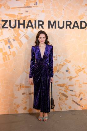 PFW - Zuhair Murad Photocall Anaelle Duguet attends Zuhair Murad?s outure show, as part of Haute Couture Spring Summer 2024 week, at Palais de Tokyo, in Paris, France, on January 24, 2024. Photo by Ammar Abd Rabbo ABACAPRESS.COM Paris France Copyright: xAbdxRabboxAmmar ABACAx