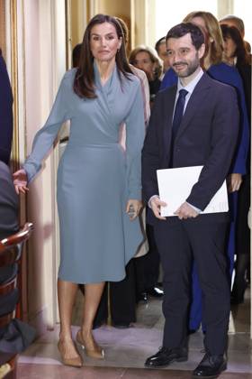 Queen Letizia National Disability Awards - Madrid Queen Letizia on her arrival at the presentation of the Queen Letizia National Disability Awards , on January 29, 2024, in Aranjuez (Madrid, Spain). These awards are organized by the Royal Board on Disability, which serve to recognize the work for inclusion and the defense of the rights of people with disabilities. Each year they are presented personally by the Queen, as honorary president. These awards, for the first time with the category of National Award , aim to stimulate and recognize the trajectory, dedication and contribution of individuals and public and private entities in the field of inclusion, full citizenship and effective enjoyment of the human rights of persons with disabili Copyright: xEuropaxPress ABACAx