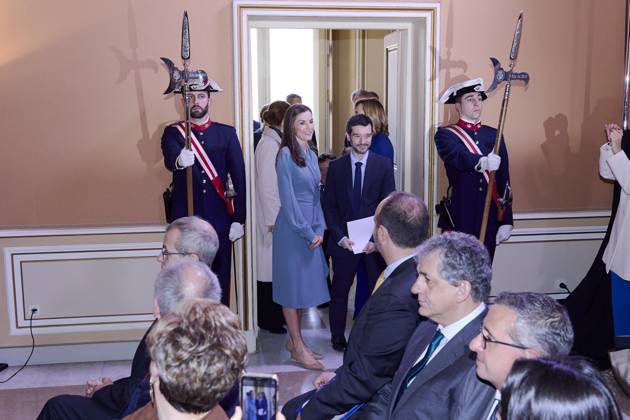 January 29, 2024, Madrid, Madrid, Spain: QUEEN LETIZIA of Spain attends the Meeting of the Council of the Royal Board of Trustees on Disability and delivery of the National Disability Awards Queen Letizia 2024O at the Aranjuez royal Palace Madrid Spain - ZUMAc260 20240129_zep_c260_010 Copyright: xMikexChicorrox