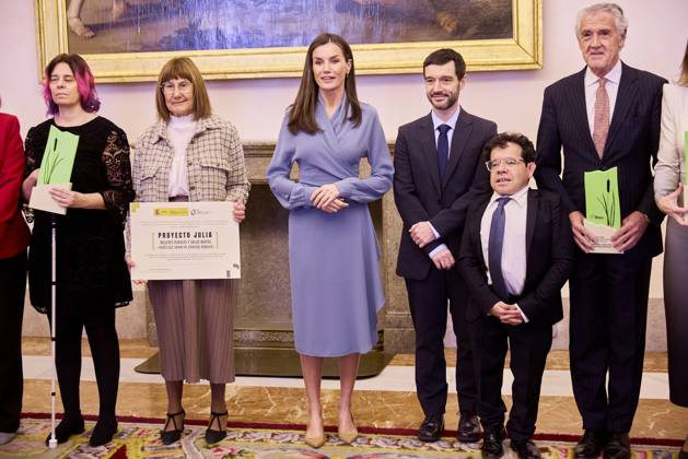 January 29, 2024, Madrid, Madrid, Spain: QUEEN LETIZIA of Spain attends the Meeting of the Council of the Royal Board of Trustees on Disability and delivery of the National Disability Awards Queen Letizia 2024O at the Aranjuez royal Palace Madrid Spain - ZUMAc260 20240129_zep_c260_030 Copyright: xMikexChicorrox