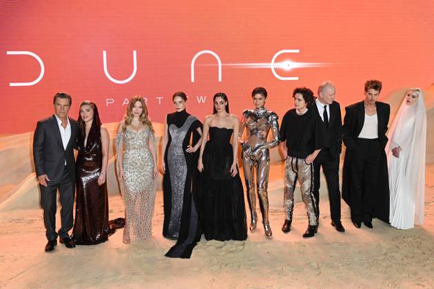 Bilder des Jahres 2024, Entertainment 02 Februar Entertainment Themen der Woche KW07 Entertainment Bilder des Tages Celebrities arrive for the premiere of Dune: Part Two at Leicester Square Gardens in central London Featuring: Josh Brolin, Florence Pugh, Là a Seydoux, Rebecca Ferguson, Souheila Yacoub, Zendaya, Timothà e Chalamet, Stellan Skarsgard, Austin Butler, Anya Taylor-Joy Where: London, United Kingdom When: 15 Feb 2024 Credit: Cover Images EDITORIAL USE ONLY. NOT FOR USE BY NEWSPAPERS BASED IN THE UK. Copyright: xx 53464459