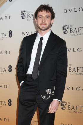 Paul Mescal attends the EE BAFTA Film Awards 2024 Nominees Party at The National Gallery in London. FEBRUARY 17th 2023 CMYx2475