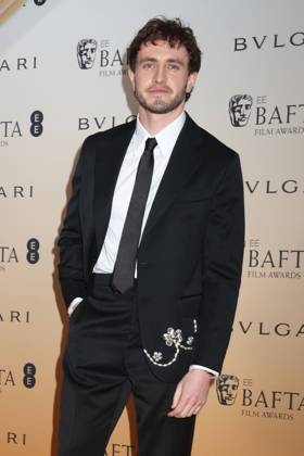 Paul Mescal attends the EE BAFTA Film Awards 2024 Nominees Party at The National Gallery in London. FEBRUARY 17th 2023 CMYx2475