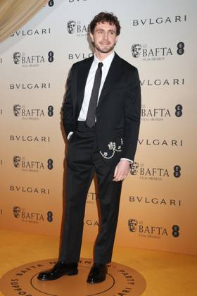 Paul Mescal attends the EE BAFTA Film Awards 2024 Nominees Party at The National Gallery in London. FEBRUARY 17th 2023 CMYx2475