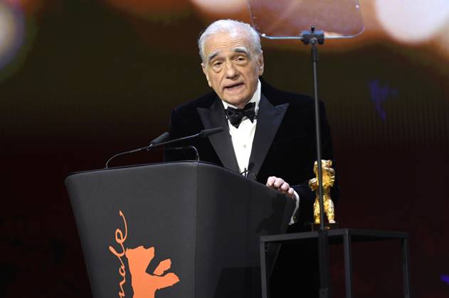 Martin Scorsese bei der Verleihung des Goldenen Ehrenbären an Martin Scorsese auf der Berlinale 2024 74. Internationale Filmfestspiele Berlin im Berlinale Palast. Berlin, 20.02.2024