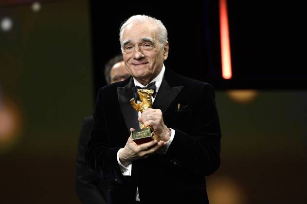 Martin Scorsese bei der Verleihung des Goldenen Ehrenbären an Martin Scorsese auf der Berlinale 2024 74. Internationale Filmfestspiele Berlin im Berlinale Palast. Berlin, 20.02.2024