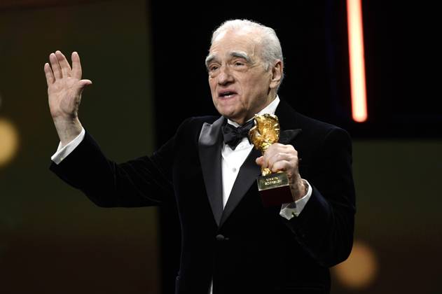 Martin Scorsese bei der Verleihung des Goldenen Ehrenbären an Martin Scorsese auf der Berlinale 2024 74. Internationale Filmfestspiele Berlin im Berlinale Palast. Berlin, 20.02.2024