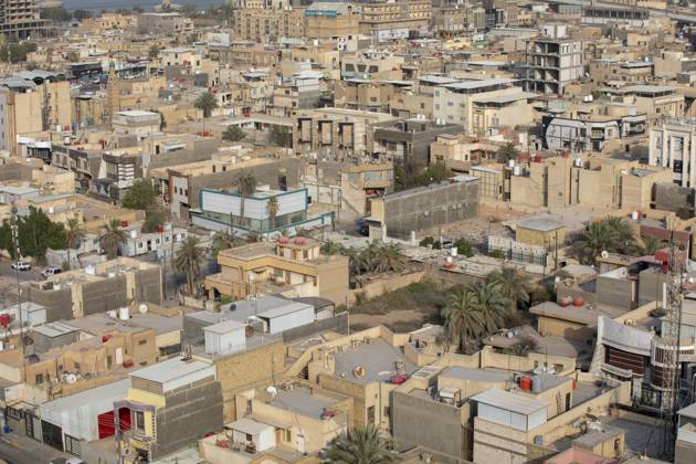 The Slow Death of Shatt al-Arab 08 17 2022 Basra, Iraq. A view of Basra city in extremely hot summer weather. Basra Basra Iraq Copyright: xYounesxMohammadx