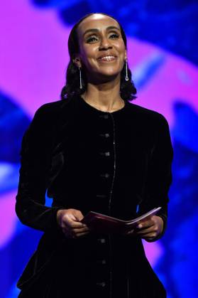 Hadnet Tesfai bei der Verleihung des Goldenen Ehrenbären an Martin Scorsese auf der Berlinale 2024 74. Internationale Filmfestspiele Berlin im Berlinale Palast. Berlin, 20.02.2024