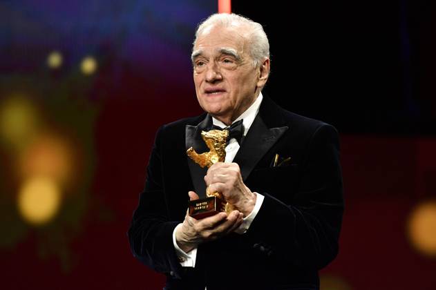 Martin Scorsese bei der Verleihung des Goldenen Ehrenbären an Martin Scorsese auf der Berlinale 2024 74. Internationale Filmfestspiele Berlin im Berlinale Palast. Berlin, 20.02.2024