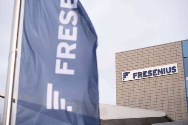 Die FRESENIUS Konzernzentrale, allgemein, feature, Randmotiv, Symbolfoto Aussenansicht, Logo, Bilanzpressekonferenz der Fresenius SE am 21.02.2024 in Bad Homburg,