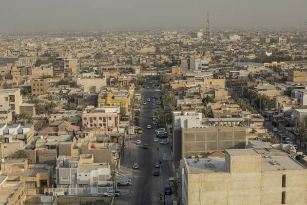 The Slow Death of Shatt al-Arab 08 17 2022 Basra, Iraq. A view of Basra city in extremely hot summer weather. Basra Basra Iraq Copyright: xYounesxMohammadx
