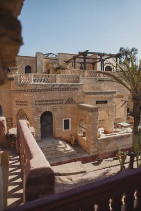 Overlooking an ancient African city on a rooftop. Agadir, Souss-Massa, Morocco R_TYRI240220-1354149-01