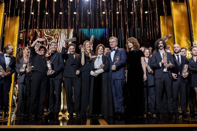 49eme à dition de la cà rà monie des Cà sar à l?Olympia à Paris Arieh Worthalter (Cà sar du meilleur acteur pour « Le Proces Goldman »), Adele Exarchopoulos (Cà sar de la meilleure actrice dans un second rà le pour « Je Verrai Toujours Vos Visages », Sandra Hüller, Cà sar de la meilleure actrice pour Anatomie d?une chute, Marie-Ange Luciani, David Thion, Dali Benssalah, Justine Triet, Cà sar de la meilleur rà alisation Pour Anatomie D?une Chute, Cà sar du meilleur scà nario original Pour Anatomie D?une Chute, Cà sar du meilleur film Pour Anatomie D?une Chute, Agnes Jaoui (Cà sar d?Honneur), Christopher Nolan (Cà sar d?Honneur), Valà rie Lemercier, Alice Douard (Cà sar Du Meilleur Film De Cou Copyright: xBORDE-JACOVIDESx xBESTIMAGExBORDE-JACOVIDESx xBESTIMAGEx