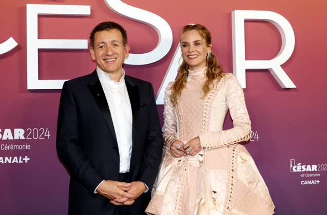 Photocall des laurÃ ats (press room) lors de la 49eme Ã dition de la cÃ rÃ monie des CÃ sar Ã l?Olympia Ã Paris Dany Boon et Diane Kruger - Photocall des laurÃ ats (press room) lors de la 49eme Ã dition de la cÃ rÃ monie des CÃ sar Ã l?Olympia Ã Paris le 23 fÃ vrier 2024 Dominique Jacovides Olivier Borde Bestimage Press room during 49th Cesar Film Awards at L Olympia on February 23, 2024 in Paris Paris France  Copyright: xBORDE-JACOVIDESx xBESTIMAGExBORDE-JACOVIDESx xBESTIMAGEx