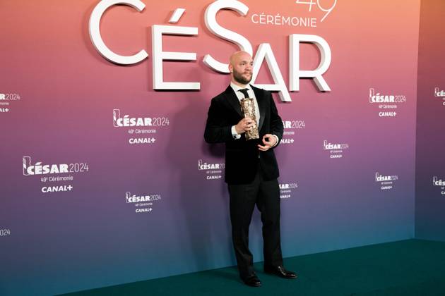 49eme ceremonie des CESAR - Salle de presse Phtocall des laureats. 49th CESAR ceremony awards. Photocall of winners : Jean-Baptiste Durand 302003 2024-02-24 Olympia  Copyright: xIvankaxVoisinx xStarfacex STAR_302003_021