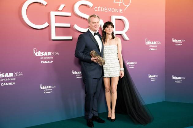 49eme ceremonie des CESAR - Salle de presse Phtocall des laureats. 49th CESAR ceremony awards. Photocall of winners : Christopher Nolan et Marion Cotillard 302003 2024-02-24 Olympia  Copyright: xIvankaxVoisinx xStarfacex STAR_302003_040