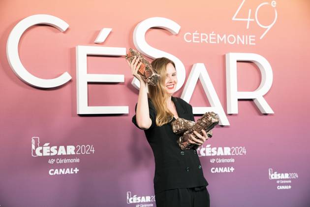 49eme ceremonie des CESAR - Salle de presse Phtocall des laureats. 49th CESAR ceremony awards. Photocall of winners : Justine Triet 302003 2024-02-24 Olympia  Copyright: xIvankaxVoisinx xStarfacex STAR_302003_098