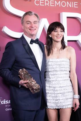 49eme ceremonie des CESAR - Salle de presse Phtocall des laureats. 49th CESAR ceremony awards. Photocall of winners : Christopher Nolan et Marion Cotillard 302003 2024-02-23 Olympia  Copyright: xIvankaxVoisinx xStarfacex STAR_302003_141