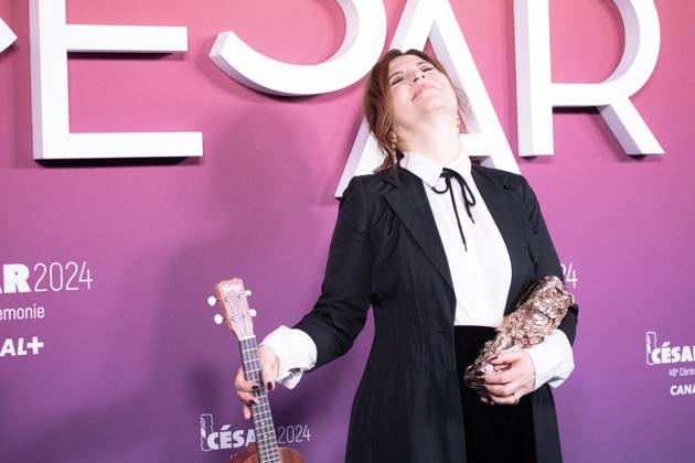 49eme ceremonie des CESAR - Salle de presse Phtocall des laureats. 49th CESAR ceremony awards. Photocall of winners : Agnes Jaoui 302003 2024-02-23 Olympia  Copyright: xIvankaxVoisinx xStarfacex STAR_302003_163