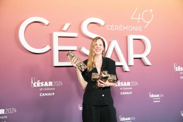49eme ceremonie des CESAR - Salle de presse Phtocall des laureats. 49th CESAR ceremony awards. Photocall of winners : Justine Triet 302003 2024-02-24 Olympia  Copyright: xIvankaxVoisinx xStarfacex STAR_302003_096