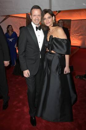 Till Brönner mit Ehefrau Nadia Dassouki beim 16. SemperOpernball 2024 in der Semper Oper. Dresden, 23.02.2024