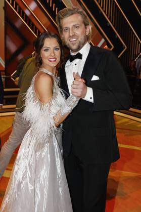 Tillman Schulz mit Patricija Ionel bei der Kennenlern-Show der 17. Staffel der RTL-Tanzshow Let s Dance im MMC Coloneum. Köln, 23.02.2024