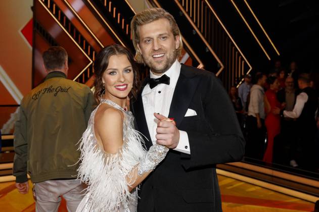 Tillman Schulz mit Patricija Ionel bei der Kennenlern-Show der 17. Staffel der RTL-Tanzshow Let s Dance im MMC Coloneum. Köln, 23.02.2024